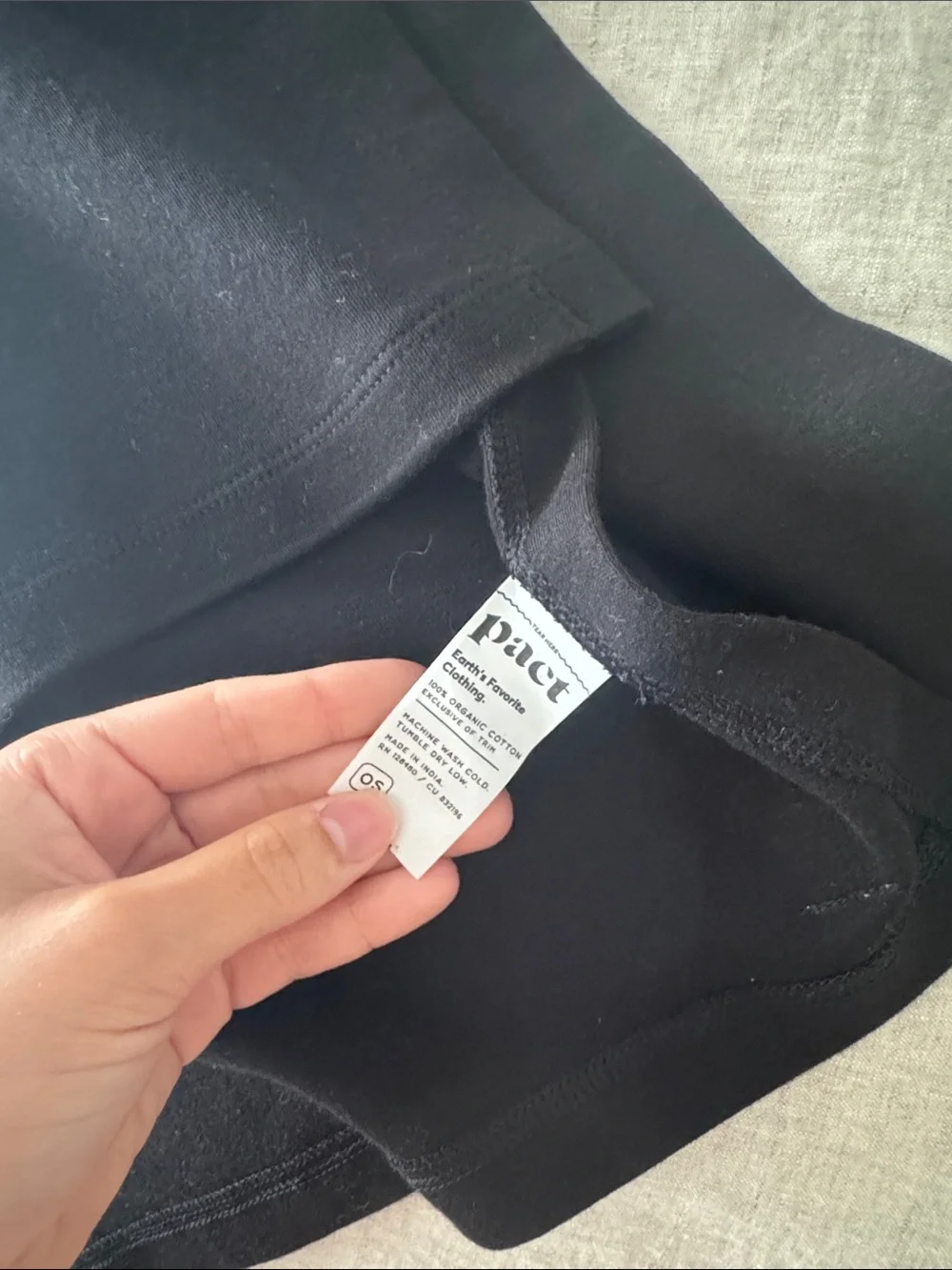 Classic Black Women's   Skirt Cotton from PACT